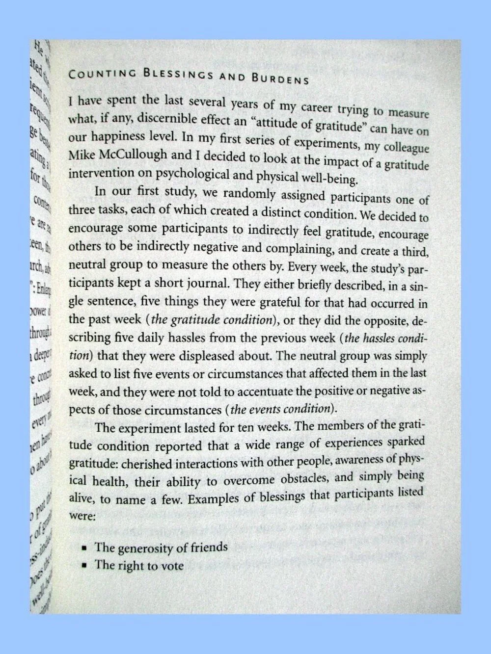 Book - Thanks! How Practicing Gratitude Can Make You Happier, by Robert Emmons - Picture 5 of 10